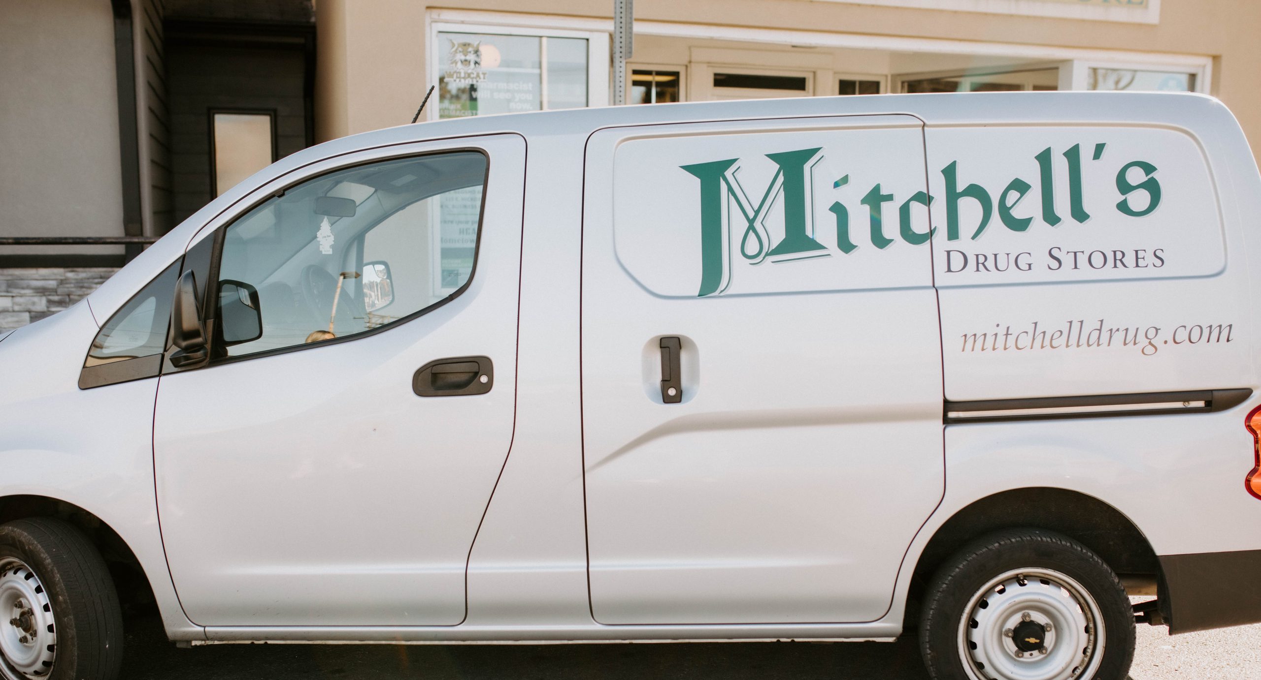 Mitchell’s Drug Stores delivery vehicle
